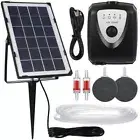 3 Modes Solar Oxygenator Air Pump Kit Fish Pond Pool Water Oxygen Aerator Set AU