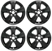 NEW 17" BLACK Wheel Skins Hubcaps Covers for Jeep COMPASS PATRIOT Alloy Wheels