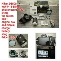在飛比找旋轉拍賣優惠-Nikon D5500+AF-P 18-55mm