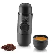Minipresso GR, Portable Espresso Machine, Compatible Ground Coffee, Hand