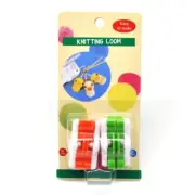 2pcs Pom-Pom Maker for Fluff Ball Needle DIY Wool Knitting Craft