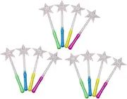 Luminous Star Glow Stick Wands 12 Pack Light up Toys for Boys and Girls Party Favors Star Wand Random Color
