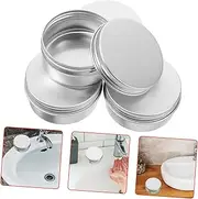 Aluminum Screw Lid Round Empty Containers Soap Paste Jar Strong Structure Smooth Surface