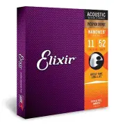 ELIXIR Acoustic Guitar Strings Bronze Custom Light .011-.052 #16027