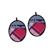 Ladelle Khloe Multi Set of 2 Pot Holders 20 x 24.5 cm