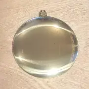 BRASS QUARTZ CLOCK PENDULUM BOB 2 3/4” PROTECTED POLISHED FACE NEW