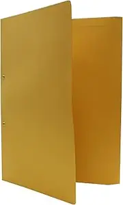 Legal Filing - Ref 876089 Gemini Right Hand Pocket Spring Files/Folders, Metal Spring Mechanism, Box of 25, Made from 315gsm Strong Recycled Manilla, Holds A4 & Foolscap Documents, 35 x 24 cm, Yellow