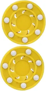 NAMOARLY Reusable Ice Hockey 2 Pack Hockey Training High Hardness for Indoor/Outdoor Use