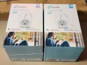 2 PK TP-LINK SMART WI-FI PLUG HS100 WORKS W/GOOGLE & AMAZON ALEXA REMOTE ACCESS