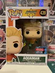 In Hand Funko Pop Aquaman #439 NYCC 2022 Exclusive In Hand Comes In Protector