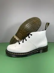 Dr Martens Men’s Size 9 US White Church Shoes Leather Dress Lace Up Boots