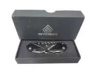 New Black Switchedge 14 Tools In One Crimson Pocket Knife In Box