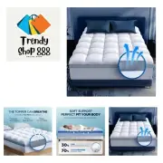 Premium Memory Foam Mattress Topper King for Ultra Comfort, 2 Inch Plush Pill...
