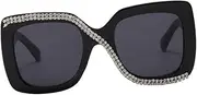 [GALPADA] Women Vintage Square Sunglasses Frame Shades for Lightweight Retro Eyewear Stylish UV Protection for Summer Fashion