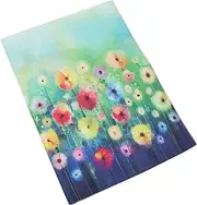 MERRYHAPY Floral Garden Banner Flags Flowers Flag Outdoor Double Sided Outdoor Decor Decoration Decorations Floral Banner Fresh Flowers Garden Ornament Linen