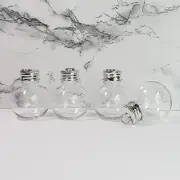 4 Pc Booze Ball Fillable Ornaments Christmas Wedding Halloween Party Favors DIY