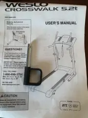 Proform Crosswalk 405E Treadmill Exerciser User's Manual And Key