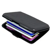 Business Credit Card Id Wallet Mini Magnetic Waterproof Black Wallets