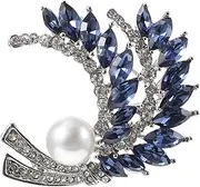 [Holibanna] 1Pc Brooch with Rhinestones for Clothing Scarves Bags Elegant Decorative Corsage Pin Stylish Fashion Accessory for Parties Birthdays Anniversaries and Special Occasions