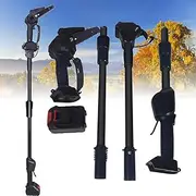 2-in-1 Cordless Pole Saw and Mini Chainsaw,Battery Powered Electric Pole Saw with Charger and Lithium Battery for Aerial Tree Trimming,High Branch Chainsaw with Detachable Telescopic Pole 1.8m