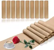 5 Pack Burlap Table Runners 12 x 71 Inch Rustic Table Runner Farmhouse Table ...