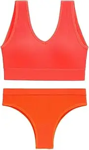 [Generic] Pineapple Underpants Comfortable Large Size Sleep Bra Set Thin Deep U Sexy Traceless Tank Top Underwear Sets Men Under Wear