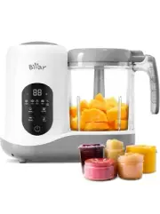 BEAR Baby Food Maker | One Step Baby Food Processor Steamer Puree Blender