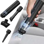 ALINUOYQ Car Handheld Vacuum Cleaner, 11000Pa Portable Car Vacuum Cleaner for Pet Hair Home Office, Wireless Vacuum Cleaner Cordless for Car and Keyborad Cleaning Brush Rechargeable