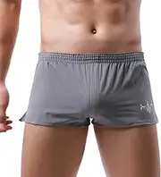 [Generic] Mens Swim Shorts with Liner Mens Breathable Swim Trunks Pants Swimwear Shorts Slim Wear Swimsuit Briefs Board for Men