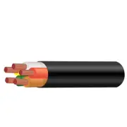 AUTO Cable 30m Reel - 5 CORE x 4MM BLACK MULTI-CORE Trailer. ATC52603-BK-30