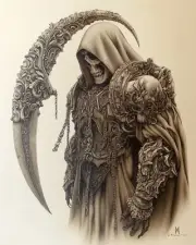 Skulls & Bones Dark Gothic Macabre – 8x10 Art Print 310424720