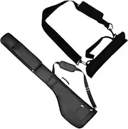 Golf Carry Bag, Foldable Adjustable Case, Lightweight Sports Accessory, Portable Practice Bags with Strap, Ideal for Men, Women, Adults, Driving Range, Travel