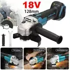 10000RPM Cordless Brushless Angle Grinder 125mm Replace For Makita 18V Battery