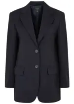 Max Mara Weekend Verber Wool Blazer - Navy - 14 (UK14 / L) 14 (UK14 / L)