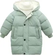 Kids Winter Coat Puffer Down Jacket Windproof Jacket Hooded Sizes 18mo-10yo