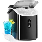 Antarctic Star Nugget Ice Maker Countertop with Soft Chewable Ice, Portable Soni