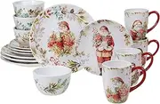 Certified International Christmas Story 16pc Dinnerware Set, Service for 4, Multicolored
