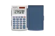 Sharp: EL-243SB Twin Power Pocket Calculator with Cover