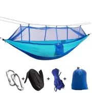 600lbs 2 Person Double Hammock Camping Tent w/Mosquito Net Hanging Sleeping Bed