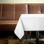Riegel Restaurant Quality Tablecloth ~ Premier Ultima White 72" x 72" Square NEW