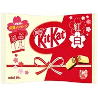 在飛比找松果購物優惠-+東瀛go+ 雀巢 kitkat 大包 紅白可可風味威化餅 