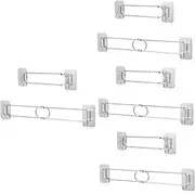 SOLUSTRE 8pcs Rv Shower Corner Storage Bar Corner Shelves for Rv Bathroom Organization Multi-functional Towel Rack Toiletries Holder Easy to Install Space-saving