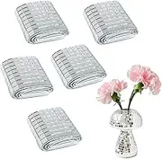 2360 Pieces Self-Adhesive Mosaic Tiles, Square Glass Mirrors, Silver Mirror Tiles for DIY Craft Decoration, Ideal for Home Décor and Creative Projects, 4 x 30cm