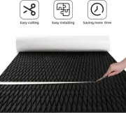 EVA Foam Boat Flooring Teak Decking For Yacht Accessories Marine Carpet Black