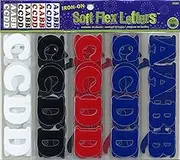 Dritz 15261 Iron-on Letters, Soft Flex, Cooper, 1-1/4-Inch, Assorted Colors (20-Sheets)