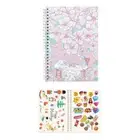 Pink Organizer Book Reusable Collecting Album Classic Sticker Book Home