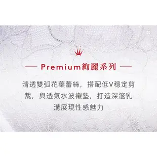 黛安芬-Premium絢麗系列 水感動低V透氣集中 B-D罩杯內衣 華麗紫｜16-8794 ZF