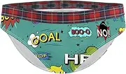 [Tiunyeah] Women Panties Hipster Briefs S Comic Word Graphics Stretch Bikini Panty Ladies Underwear