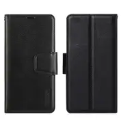 ZUSLAB Galaxy A25 Case Hanman Leather Wallet Card Cover for Samsung (2024) - Black