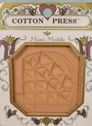 Cotton Press Mini Molds Tulip Basket AMACO Paper Art Cookies Wax New VTG 95114G